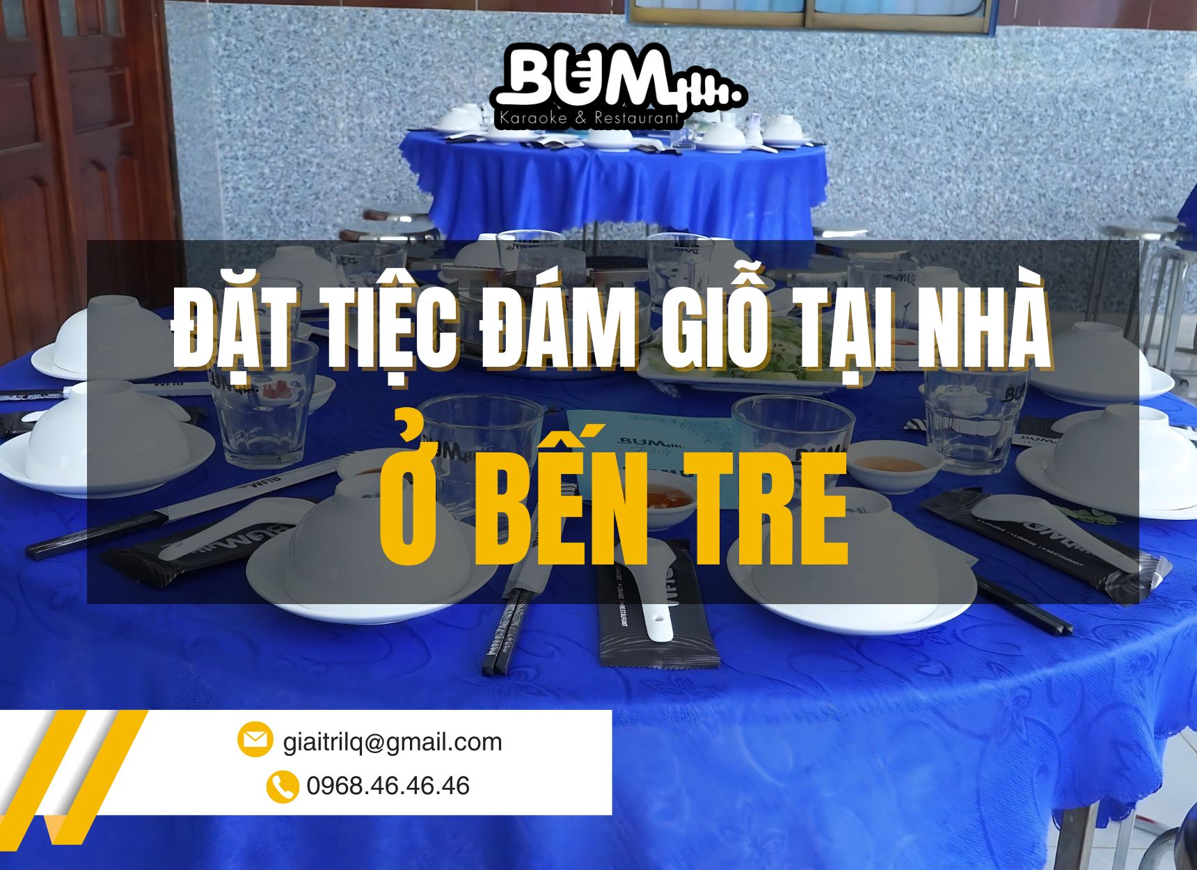 Đặt tiệc đám giỗ tại nhà ở Bến Tre